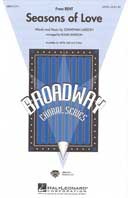 RENT Seasons Of Love - SATB/PF