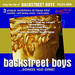 Playback! BACKSTREET BOYS...SONGS 4U2 SING! - CD